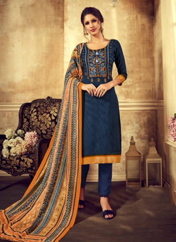 Wanya Cotton Designer Party wear Embroidered Salwar Suit Collection 381-001-008